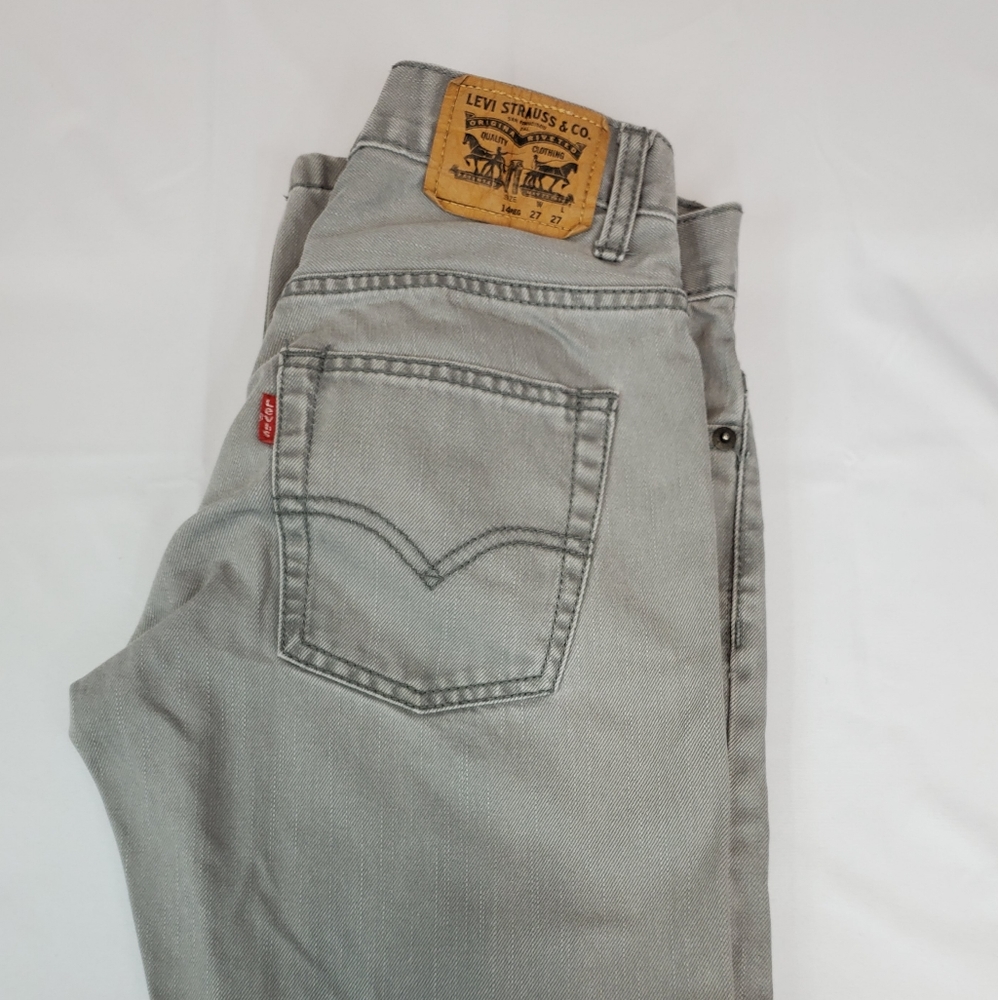 Boys grey Levi's 511 slim size 14